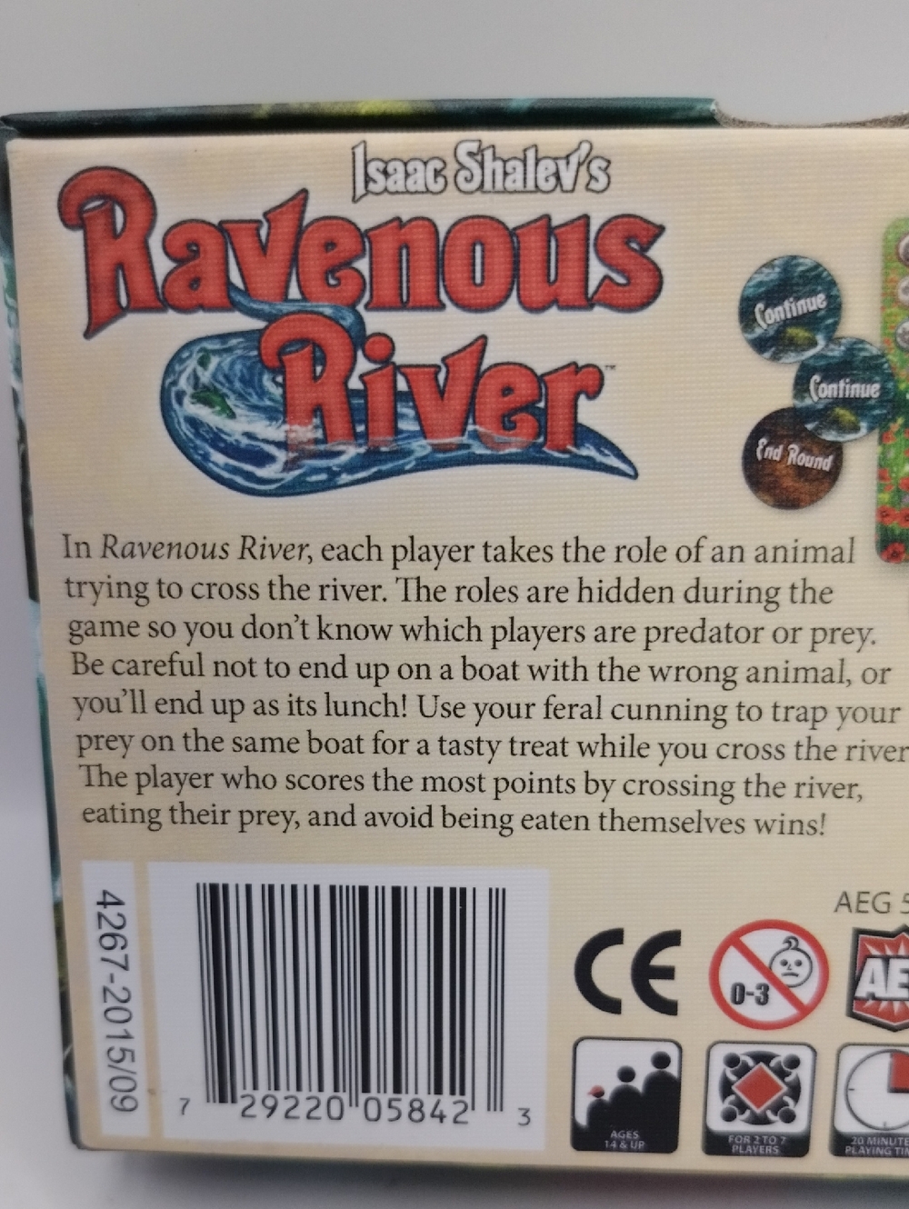 AEG Ravenous River Card Game 2016 Age 14+ Complete - Picture 4 of 16